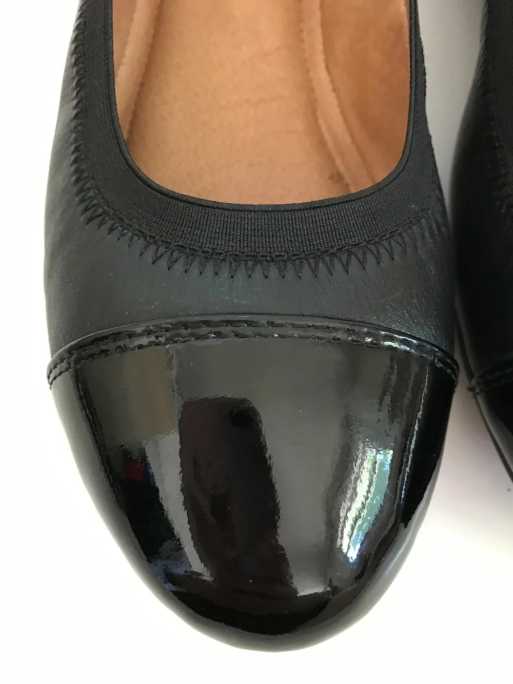 JOSEPH SEIBEL Ballet Flat Black Leather Pippa Women’s Size 9